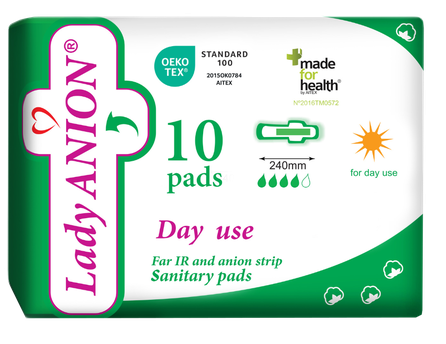 LADY ANION kasdieniai higieniniai paketai, 10 vnt.