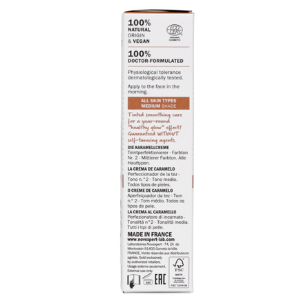 NOVEXPERT  The Caramel Cream Golden Radiance Nr.2 Pro Melanine BB veido kremas, 30 ml