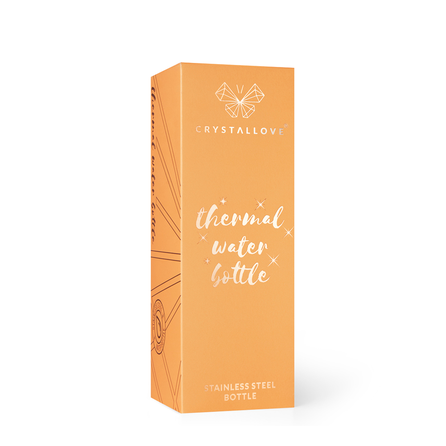 CRYSTALLOVE Peach Fuzz Thermal butelis, 500 ml