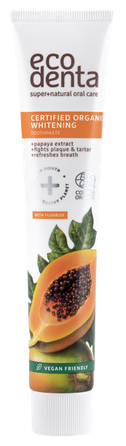 ECODENTA su papajos ekstraktu dantų pasta, 75 ml