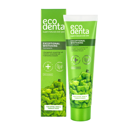ECODENTA su bergamotės ir citrinų eteriniais aliejais dantų pasta, 100 ml