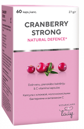 VITABALANS Cranberry Strong kapsulės, 60 vnt.