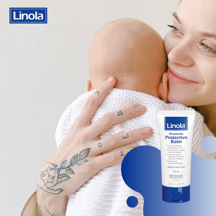 LINOLA sudirgusios odos apsaugai balzamas, 50 ml