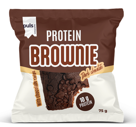 PULS NUTRITION Dark Chocolate baltyminis brownie, 75 g