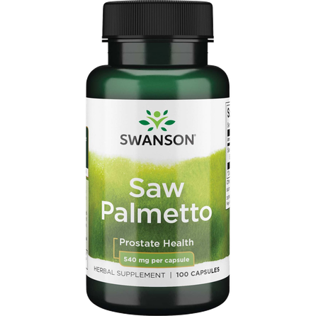SWANSON Saw Palmetto 540 Mg, prostatos funkcijai palaikyti,  kapsulės, 100 vnt.