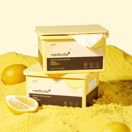 MEDICUBE Deep Vita C Daily Quick veido kaukė, 30 vnt.
