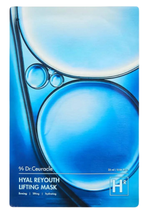 DR.CEURACLE  Hyal drėkinanti ir stangrinanti audinių veido kaukė, 1 vnt.