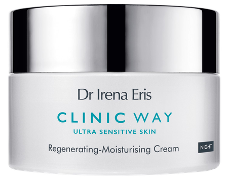 CLINIC WAY  Regenerating-Moisturising naktinis veido kremas, 50 ml