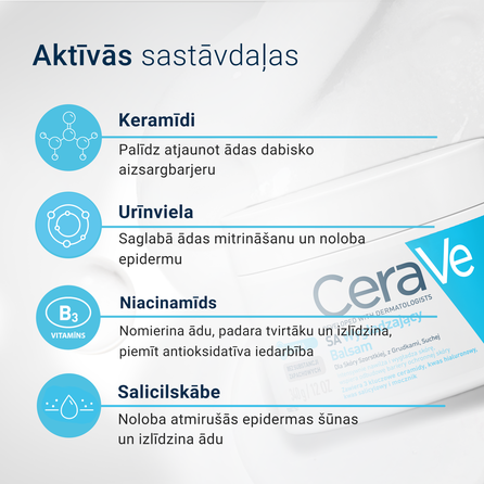CERAVE SA Smoothing kūno kremas, 340 g