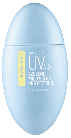 SUR.MEDIC Azulene Mild 5.5 UV Protect Sun SPF 50+ daugiafunkcinis apsauginis kremas apsauginis kremas nuo saulės, 50 ml