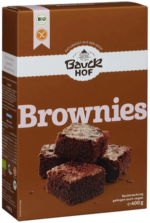 BAUCK HOF „Brownies“ pyragui su šokolado gabalėliais, ekologiškas mišinys, 400 g
