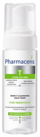 PHARMACERIS T Puri-Sebostatic valomosios putos, 150 ml