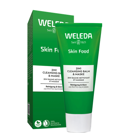 WELEDA Skin Food Nourishing Oil-to-Milk, Dry Skin veido kaukė, 75 ml