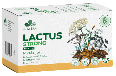NATĒJA LACTUS STRONG arbatos maišeliai, 20 vnt.