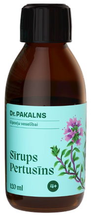 DR. PAKALNS Pertusin sirupas, 120 ml
