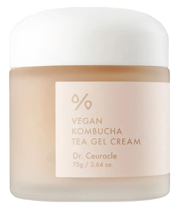 DR.CEURACLE su kombučia ir žaliosios arbatos vandeniu veido kremas, 75 g