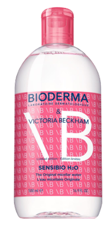 BIODERMA Sensibio H2O & VICTORIA BECKHAM micelinis vanduo, 500 ml
