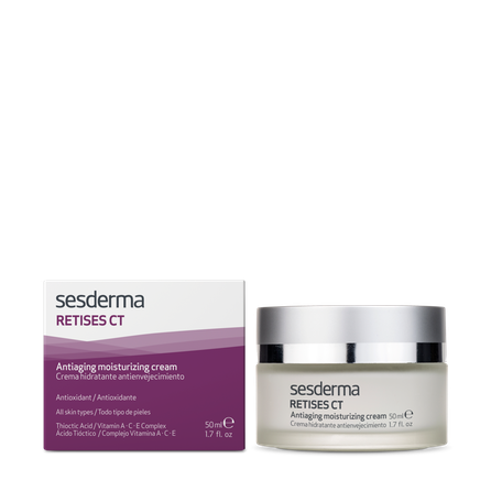 SESDERMA Reti Anti-aging Moisturizing Facial, su retinoliu veido kremas, 50 ml