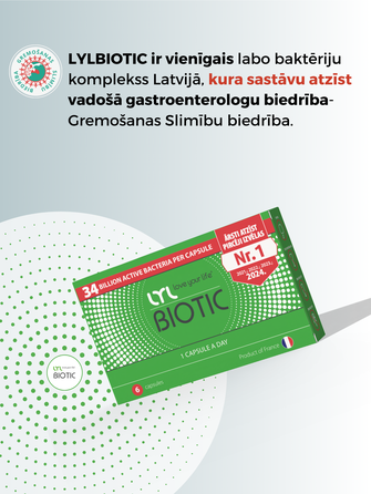 LYL BIOTIC kapsulės, 6 vnt.