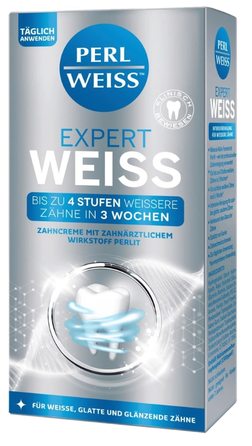 PERLWEISS Expert Weiss balinanti dantų pasta, 50 ml