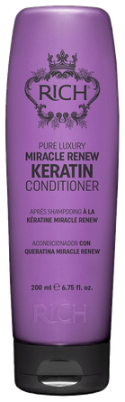 RICH Pure Luxury Miracle Renew Keratin kondicionierius, 200 ml