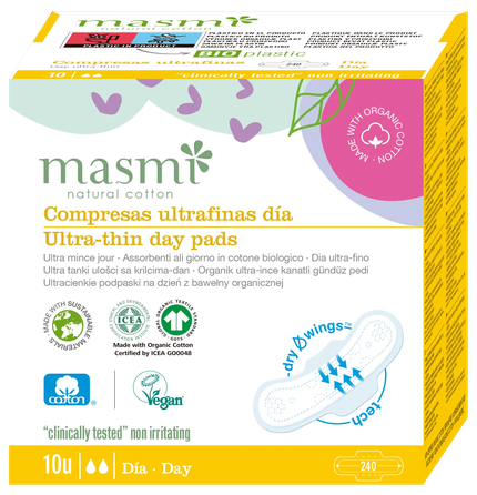 MASMI Ultra Day higieniniai paketai, 10 vnt.