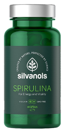 SILVANOLS Spirulina kapsulės, 100 vnt.