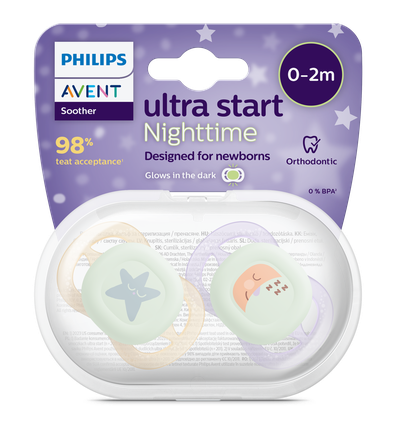 PHILIPS Avent Ultra Start (0-2 m.) čiulptukas, 2 vnt.