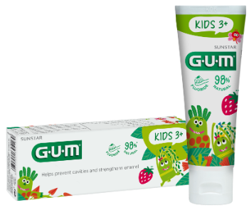 GUM  Kids 3+  dantų pasta, 1 vnt.