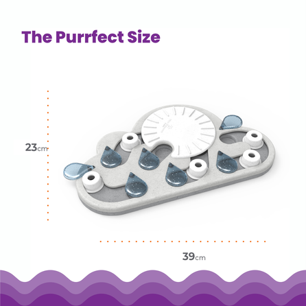 CATSTAGES Puzzle & Play Rainy Day, pilkas žaislas, 1 vnt.