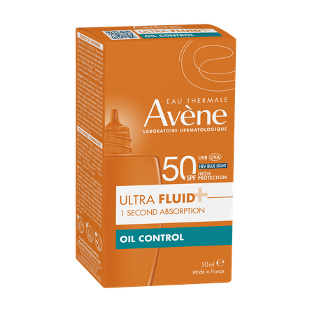 AVENE Sun Ultra Oil Control SPF 50 fluidas, 50 ml