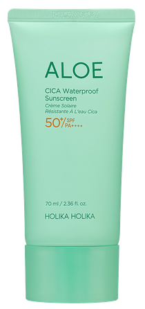 HOLIKA HOLIKA Aloe Cica Waterproof Sunscreen SPF50+ apsauginis kremas nuo saulės, 70 ml