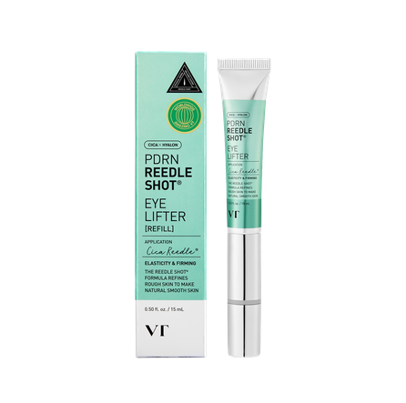 VT COSMETICS PDRN Reedle Shot Eye Lifter, su auksu paakių kremas, 15 ml