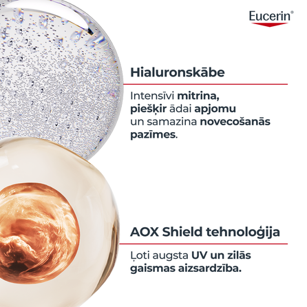EUCERIN Sun Photoaging Control SPF 50 nuo saulės ir fotosenėjimo apsauginis kremas nuo saulės, 50 ml