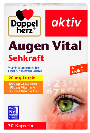 DOPPELHERZ Aktiv Augen Vital kapsulės, 30 vnt.