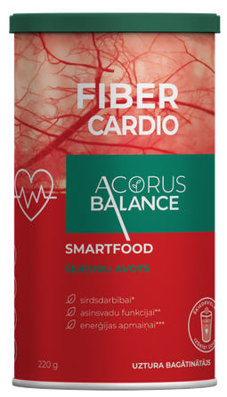 ACORUS BALANCE Fiber Cardio milteliai, 220 g