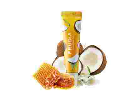 FRUDIA Coconut Honey Salve putlinamasis lūpų blizgis, 10 g