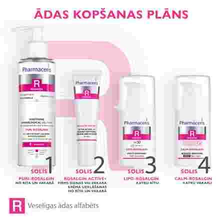 PHARMACERIS R SPF 30 Lipo-Rosalgin veido kremas, 30 ml