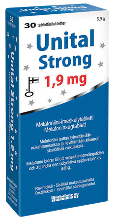VITABALANS Unital Strong 1.9 mg tabletės, 30 vnt.