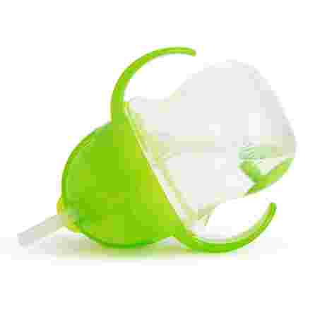 MUNCHKIN 6m+, Green, su rankenom puodeliai su šiaudeliu, 207 ml
