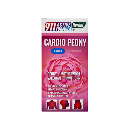 911 Cardio Peony lašai, 40 ml