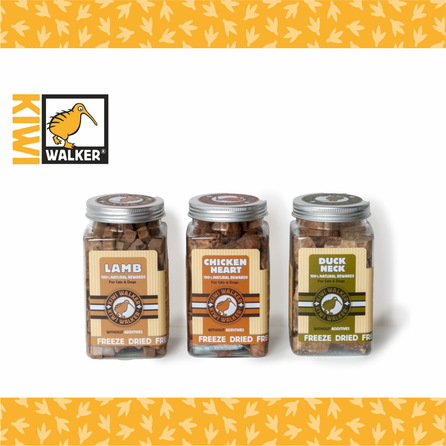 KIWI WALKER ančių kakleliai, liofilizuoti skanėstas, 70 g