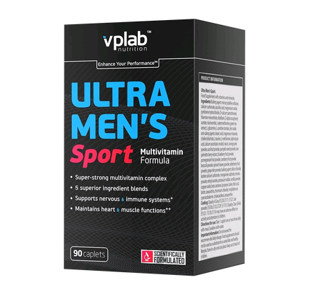 VPLAB multivitaminų formulė vyrams,  kapletės, 90 vnt.