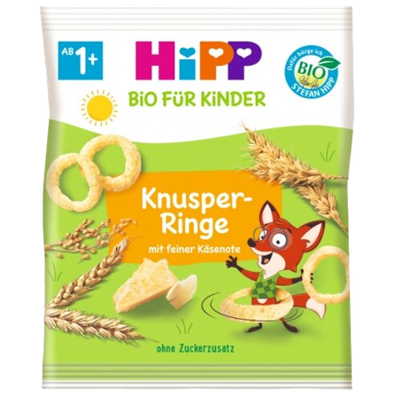 HIPP Organic Crunchy Loops užkandis, 25 g