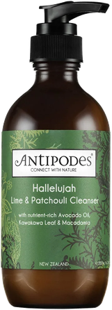 ANTIPODES HALLELUJAH žaliųjų citrinų ir pačiulių kreminis veido prausiklis, 200 ml
