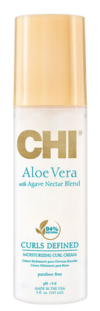 CHI Aloe Vera Moisturizing Curl plaukų kremas, 147 ml