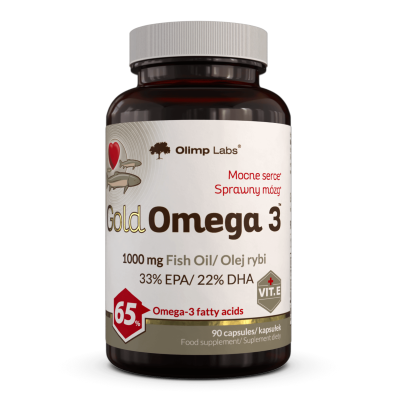 OLIMP LABS Gold Omega-3 1000 kapsulės, 90 vnt.