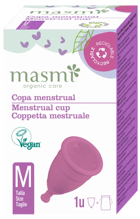 MASMI M menstruacinė taurelė, 1 vnt.
