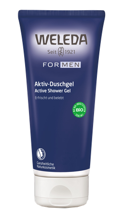 WELEDA For Men Active dušo gelis, 200 ml