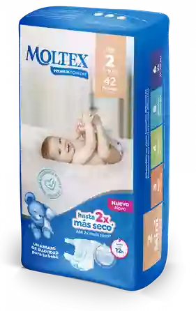 MOLTEX Premium Comfort 2 Mini sauskelnės, 42 vnt.